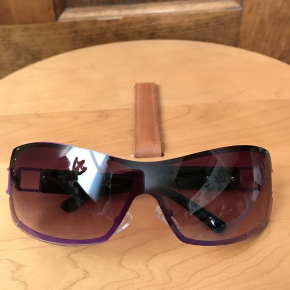 FINAL PRICE - Purple Wrap-Around Full Frame Sunglasses #12 - Picture 2 of 8